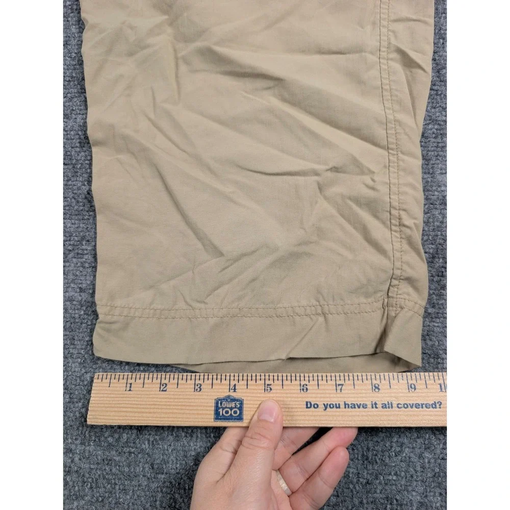 Scottevest Convertible Hiking Pants Mens 36/32 Beige‎ Tan Outdoor FLAW